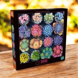 🧩 Buffalo 300 PCS Puzzle Sweet Succulents